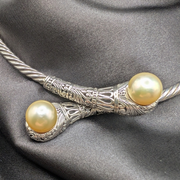 Bali 10mm South Sea Pearl Neckpiece 48.2g - Picture 2 of 9